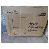 8.5 X 11 SIGN HOLDERS