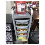 ORGANIZER BINS W/ HAIR CURLERS