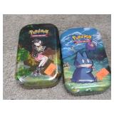 POKEMON MUNCHLAX & MAPEKO CARDS & TINS