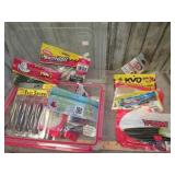 PLANO BOX W/ RUBBER FISHING WORMS & BAITS