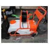 APPEARS NEW VEVOR SPRAY RIG WITH WAND- NO CHARGER