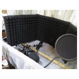 MICROPHONE ISOLATION SHIELD W/ TRIPOD