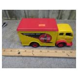 DIECAST COCA COLA TRUCK COIN BANK