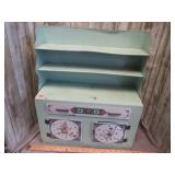 VINTAGE TIN TOY KITCHEN PANTRY