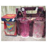 BARBIE DRAGON & WONDER WOMAN CUPS