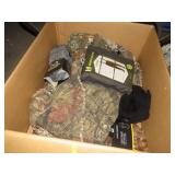 ASSORTED CAMO HUNTING CLOTHES