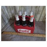 COCA COLA BOTTLE CANISTER -- 2 BTLS NEEDS REGLUED