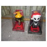 SOLAR BOBBLE LEG LAMP & GHOST