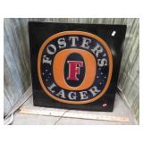 FOSTERS BEER ILLUMINATED SIGN - light not working