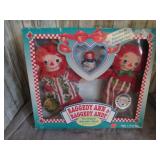 RAGGEDY ANN & ANDY DOLL SET