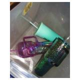 STORAGE TUB W/ LID & DRINK CUPS