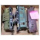 LIONEL PRE WAR ENGINES & FLAT CAR