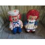 RAGGEDY ANN & ANDY COIN BANKS