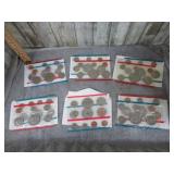 1973 to 1978 (6 sets) U.S. MINT UNCIRCULATED COINS