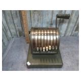 VINTAGE CHECK EMBOSSER