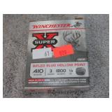 5- .410 3" RIFLED SLUG SHOTGUN SHELLS
