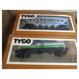 TYCO "H O" TRAIN CARS