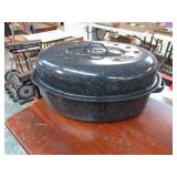 ENAMELED ROASTER