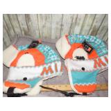 2-- MIAMI DOLPHINS WINTER HATS