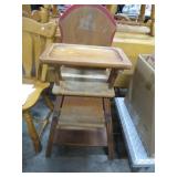 VINTAGE CONVERTABLE HIGH CHAIR