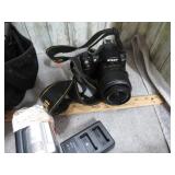 NIKON D3000 DIGITAL SLR CAMERA & SONY HANDY CAMERA