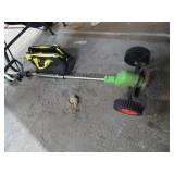 CORDLESS TRIMMER SAW W/ CHARGER & 2 BATTERIES