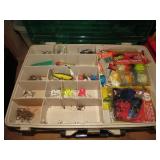 PLANO BOX W/ CRANK BAITS, ETC
