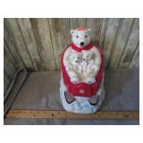 COCA COLA POLAR BEAR COOKIE JAR
