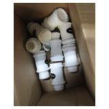 MILK GLASS SPICE JARS