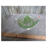 URANIUM GLASS JUICER -- GLOWS