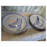 STONEWARE PLATES BEAUMONT BRO.S 1990