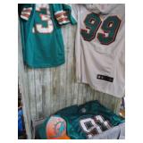 MIAMI DOLPHINS HATS & JERSEYS -- 44-48
