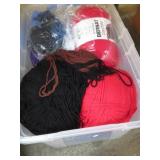 STORAGE TUB & YARN