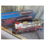 BATTERY TOY WINDY EXPRESS TRAIN ENGINE W/ BOX