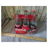 1997 COCA COLA HOLIDAY BOTTLES & CARRIER