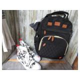 BACKPACK & MICKEY MOUSE SHOES -- 10