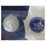 1972 UNCIRCULATED EISENHOWER SILVER DOLLAR
