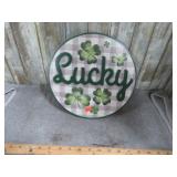 LUCKY CLOVER PLAQUE
