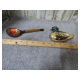 DUCK TRINKET BOX & SPOON