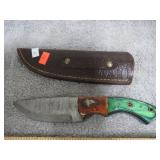 CUSTOM DAMASCUS BLADE KNIFE