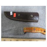 CUSTOM DAMASCUS BLADE KNIFE