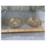 2-- FLORAGOLD LOUISA PATTERN CANDY DISHES