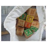 WOODEN ALPHABET / NUMBER BLOCKS