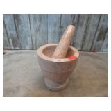 MARBLE MORTAR & PESTLE