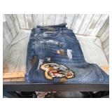 GWEN MOTO JEANS --SZ 40