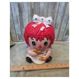 RAGGEDY ANN COOKIE JAR