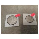 1972 EISEN HOWER DOLLAR & BICENTENNIAL HALF DOLLAR