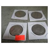2ea-- BICENTENIAL $1 & HALF DOLLAR COINS