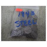 1943 STEEL PENNIES