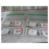 4-- $1 SILVER CERTIFICATES